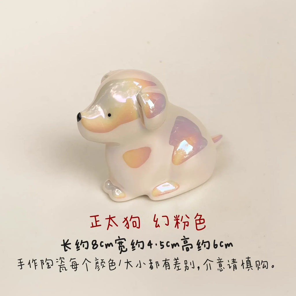 Ceramic puppy figurine - PetCeramicArt