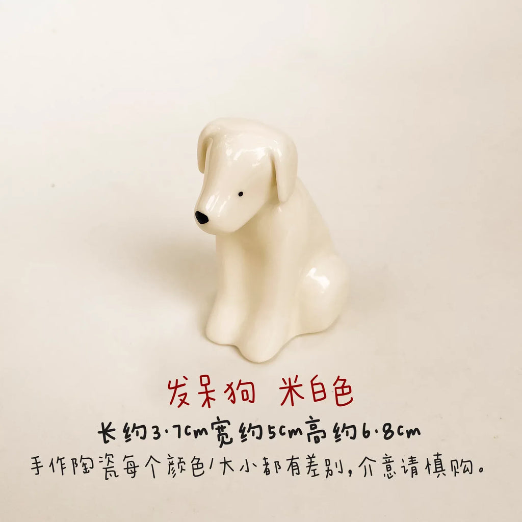 Ceramic puppy figurine - PetCeramicArt