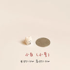 Ceramic dog figurine | Miniature handmade dog - PetCeramicArt